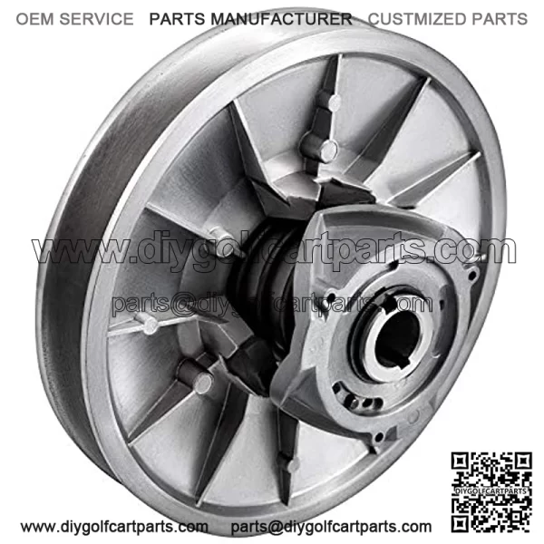 Golf Cart High Torque Driven Clutch for & Precedent 1997 to Up 4-Cycle Gas Golf Cart Model, Silver