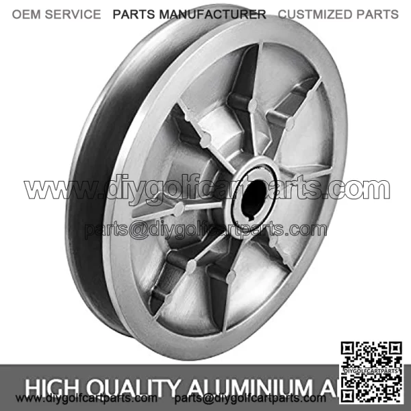 Golf Cart High Torque Driven Clutch for & Precedent 1997 to Up 4-Cycle Gas Golf Cart Model, Silver - Image 3