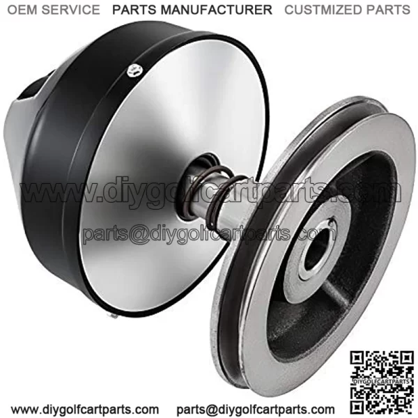 Go Golf Cart Part Drive Clutch Gas Yamaha Golf Cart Drive Clutch Compatible with EZGO 2 Cycle Golf Carts 1976-1988 Made of Solid Aluminum Alloy - Image 2