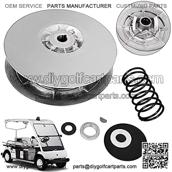 G2-G22 Secondary Driven Clutch Golf Cart Kit Compatible with Yamaha Golf Cart G2 G9 G14 G16 G20 G22, 1985-2007