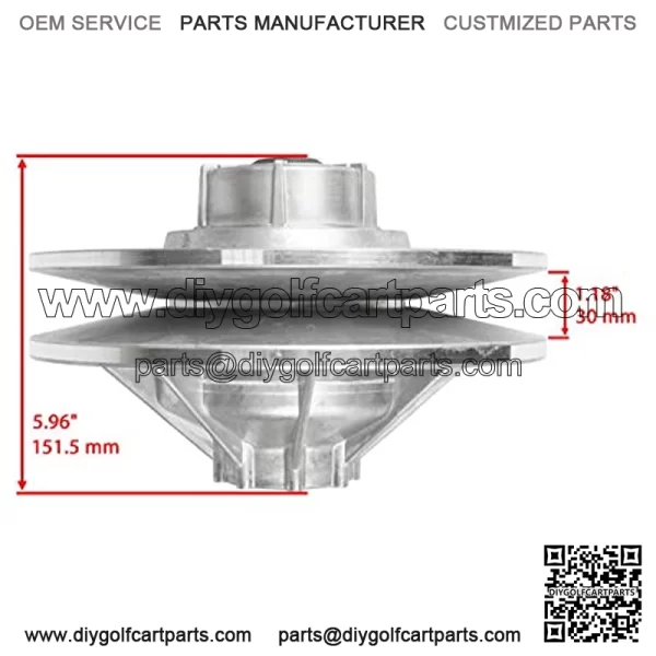 Compatible with Rear Driven Clutch 36 Degree EZGO Gas Golf Cart 4 Cycle 1991-Up 26301-G01 26301-G02 - Image 2