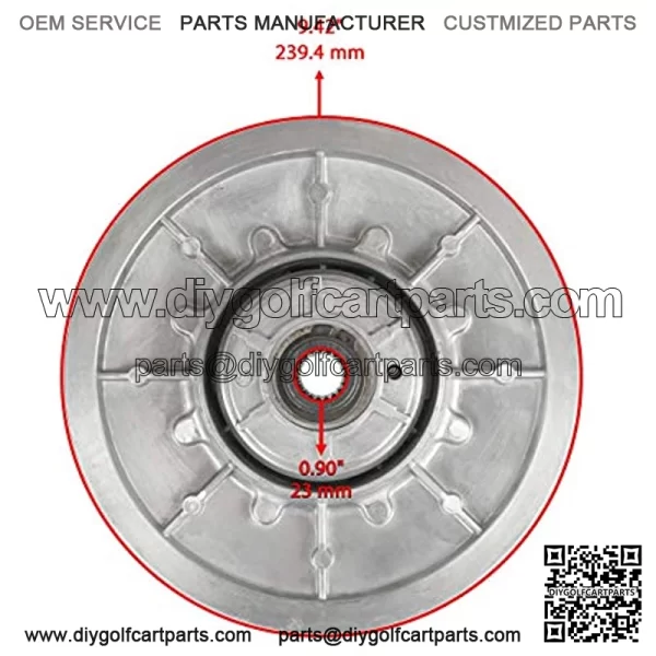 Compatible with Rear Driven Clutch 36 Degree EZGO Gas Golf Cart 4 Cycle 1991-Up 26301-G01 26301-G02 - Image 4