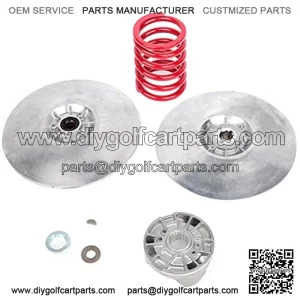 Driven Clutch with Red Spring for Y-amaha Golf Cart Gas 4 Cycle G2/G8/G9/G11/G14/G16/G20/G21/G22