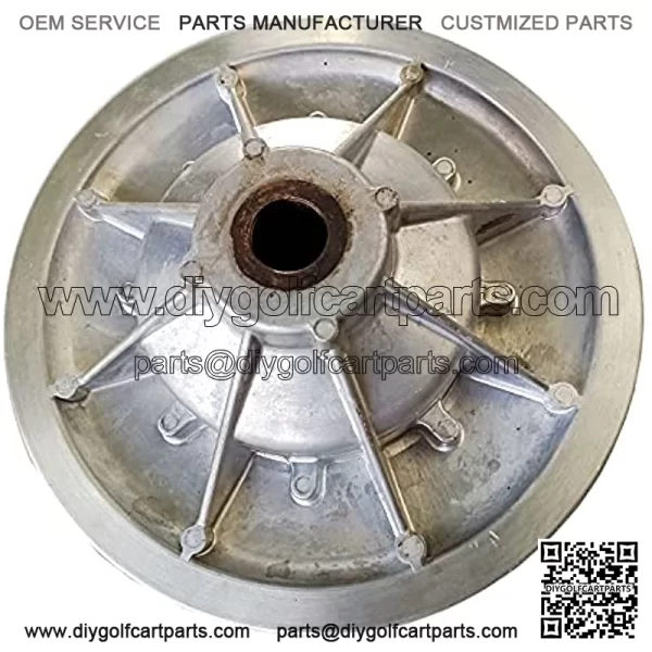 Golf Cart Accessories Driven Clutch Assembly fits EZGO Gas(4 Cycle) 1991.5-2009 with Twin Cylinder Robins Engine 36 Degree #26301-G01 26301-G02 - Image 2