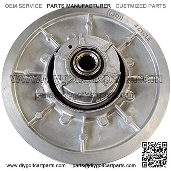 Golf Cart Accessories Driven Clutch Assembly fits EZGO Gas(4 Cycle) 1991.5-2009 with Twin Cylinder Robins Engine 36 Degree #26301-G01 26301-G02 - Image 3
