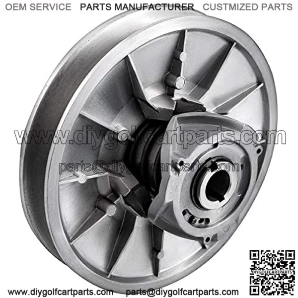 Golf Cart High Torque Driven Clutch for Club Car DS & Precedent 1997 to Up Club Car 4-Cycle Gas Golf Cart Model, Silver