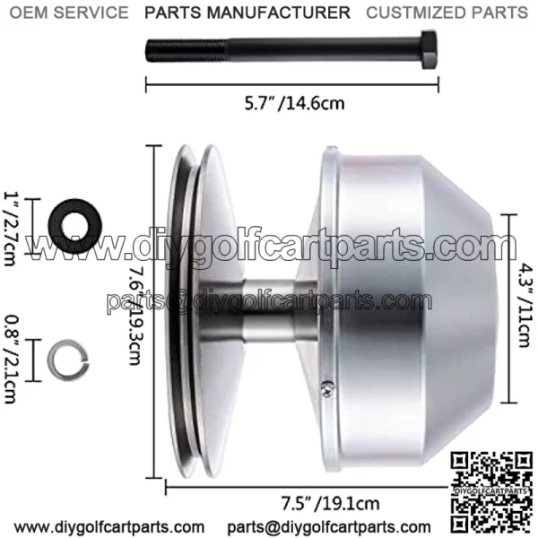 G2-G22 Drive Clutch Aluminum Primary Replacement for Yamaha 4 Cycle G2, G8, G9, G14, G16, G19, G22 Golf Carts 1985+ OEM JN6-G6201-03 or JN6-G6201-04 - Image 2