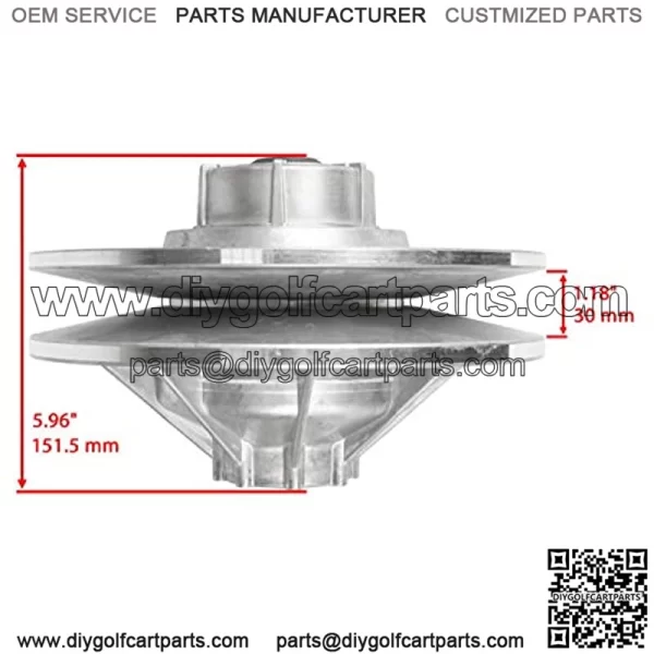 EZGO Gas Golf Cart 1991-Up Rear Driven Clutch 36 degree New 26301-G01 - Image 2