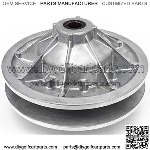 Rear Driven Clutch for EZGO Gas Golf Cart 4-Cycle 1991-2009 & 2-Cycle 1989-1994, Replace OEM# 25244G1; 25632G01/G02/G03; 26301G01/G02, 36 Degree