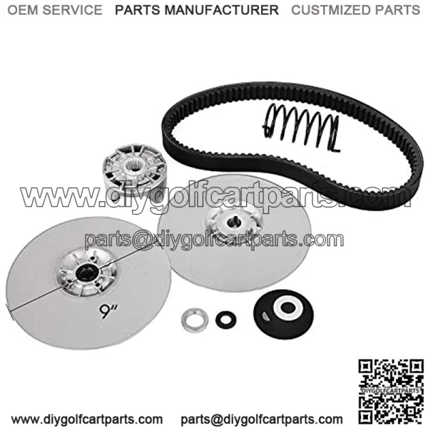 Gas Golf Cart Driven Clutch Heavy Duty Driven Clutch Kit with Belt Compatible With1985-1992 Yamaha Gas Golf Cart Models G2-G22 - Image 2