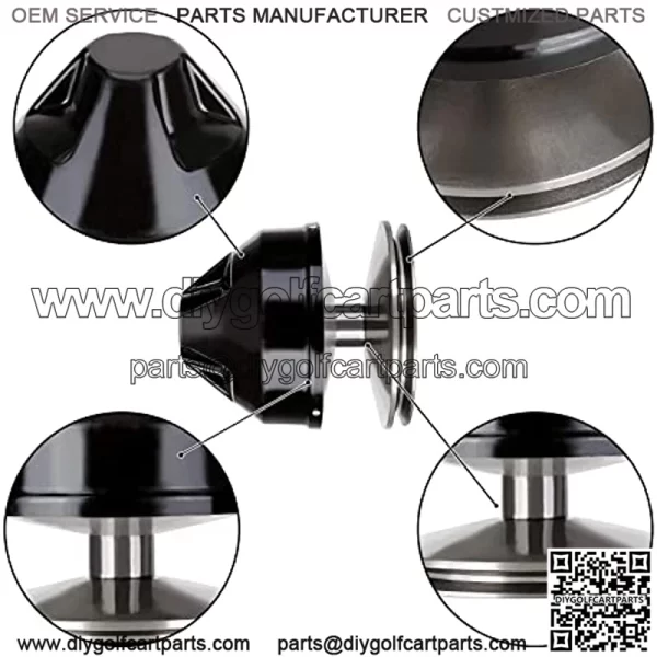 Golf Cart Drive Clutch for EZGO TXT Gas 2 Cycle 1989-1994, 4 Cycle 1991-2013,OEM# 26952-G01, 26952-G02, 23817-G1 (Not RXV Models) - Image 2