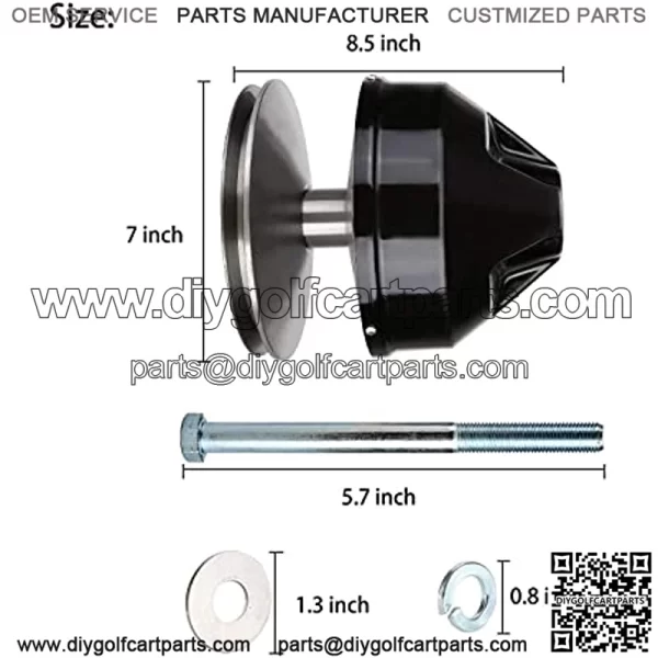 Golf Cart Drive Clutch for EZGO TXT Gas 2 Cycle 1989-1994, 4 Cycle 1991-2013,OEM# 26952-G01, 26952-G02, 23817-G1 (Not RXV Models) - Image 4