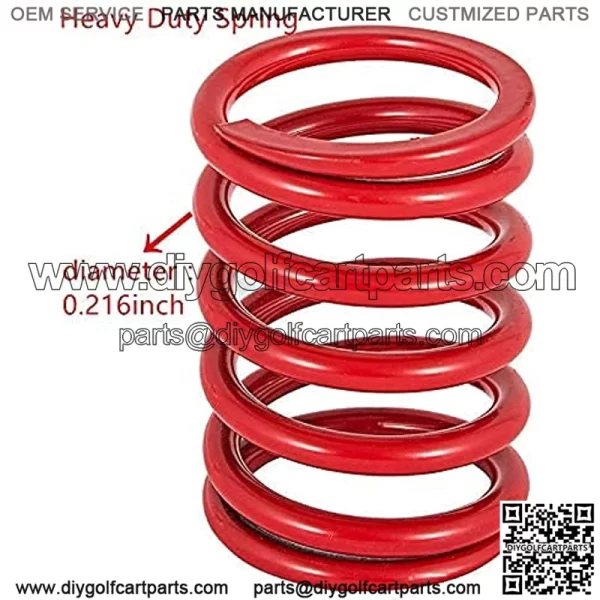 Driven Clutch Kit with Aramid Drive Belt and Heavy Duty Spring for Yamaha Golf Cart G2 G8 G9 G11 G14 G16 G20 G21 G22 G28 1985-2007 (With Belt) - Image 3