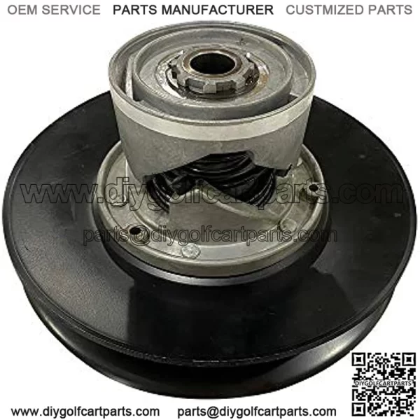 Golf Cart Driven Clutch Fit for EZGO 1976-1988 2-Cycle Gas Models, Rear Secondary Clutch, 14694-G1, 15499-G1, 23191-G1