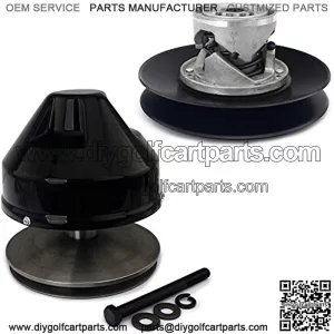 For EZGO Drive Clutch Kit 2-cycle Gas Golf Cart 1976-1988,Replace OEM:23191-G1,14694-G1,23192-G1