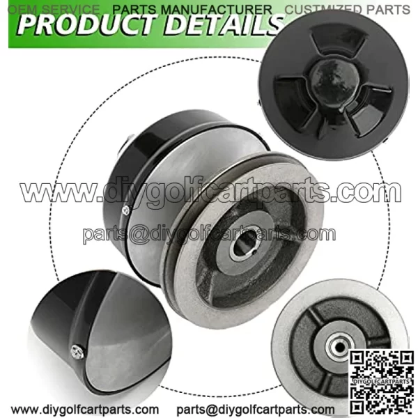 Front Primary Drive Clutch For EZGO 4-cycle Gas Golf Cart 1991 up(Not RXV Models),For EZGO 2-cycle Gas Golf Cart 1989-1994,Replace OEM:23817-G1,26952-G01,26952-G02 - Image 2
