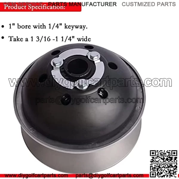 Driver Clutch 302405A 302405 Compatible with 780 Series Driver Clutch 1" Bore 1/4" Keyway Comet - Image 2