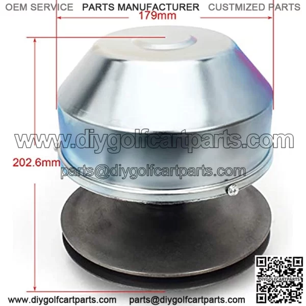 Replacement Drive Clutch for Yamaha G1 Golf Cart Gas 2-Cycle 1978 1979 1980 1981 1982 1983 1984 1985 1986 1987 1988 1989 - Image 2