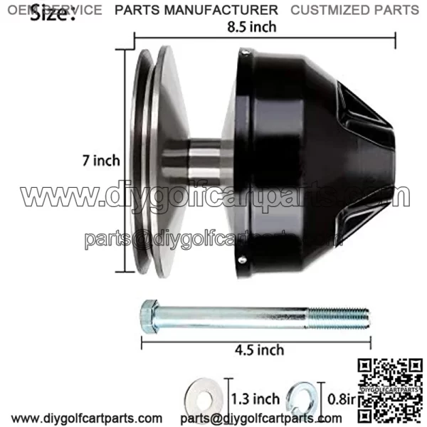 Golf Cart Drive Clutch for EZGO 2 Cycle Gas Models 1976-1988,OEM# 23192-G1, 9036 - Image 2