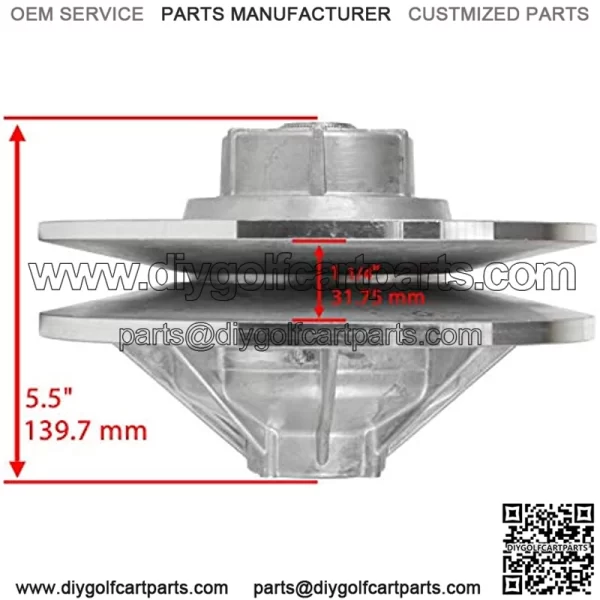 Rear Driven Clutch 28 Degree Compatible with EZGO EZ-GO 4 Cycle TXT ST 1991-Up 26301-G03 - Image 3