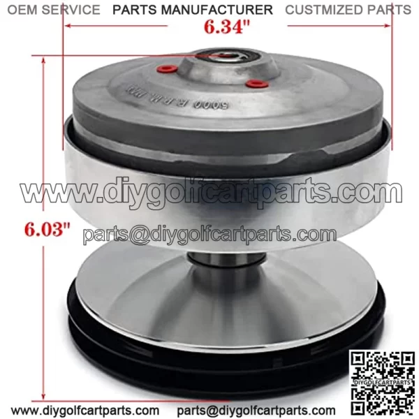 Golf Cart Drive Clutch, Driven Clutch Kit w/ Drive Belt for Club Car DS 1997-Up & Precedent 2004-UP - Image 2