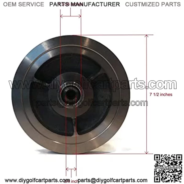 Primary Fixed Sheave Assembly for 1979-1989 Yamaha G1, 1985-1991 G2 Golf Cart - Image 3