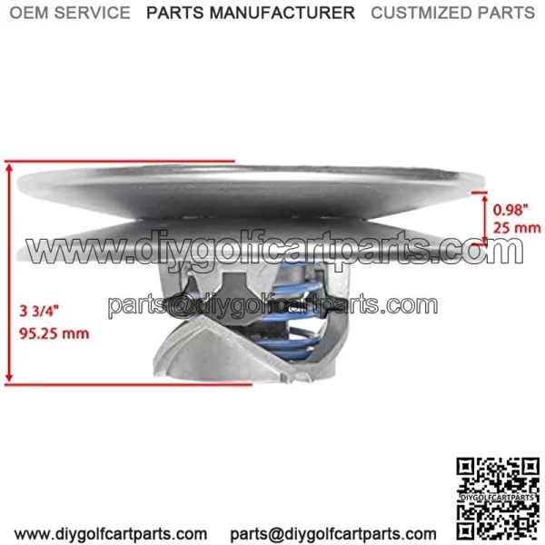 Compatible with Secondary Driven Clutch Club Car DS & Precedent Golf Cart 1997-Up 1018340-01 - Image 2