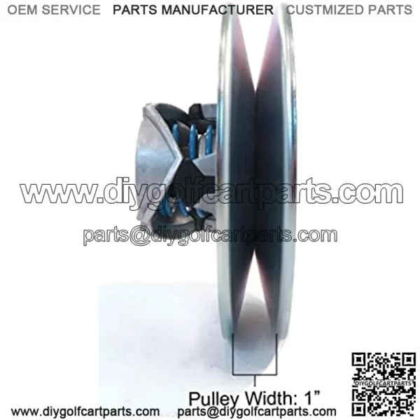 Gas Driven Clutch replaces Club Car OEM 1016360-01, 1016360, 1014450 Salsbury - Image 3
