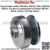1" Bore 40 Series Go Kart Torque Converter Driver Pulley Clutch Replacement for Comet 40/44 - Image 2