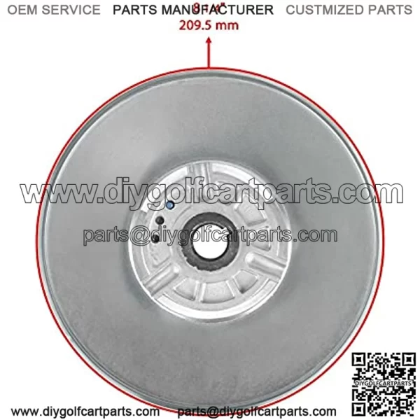 Compatible with Secondary Driven Clutch for Club Car DS & Precedent Golf Cart 1997-Up 1018340-01 - Image 3