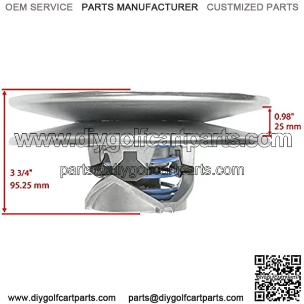 Compatible with Secondary Driven Clutch for Club Car DS & Precedent Golf Cart 1997-Up 1018340-01 - Image 5