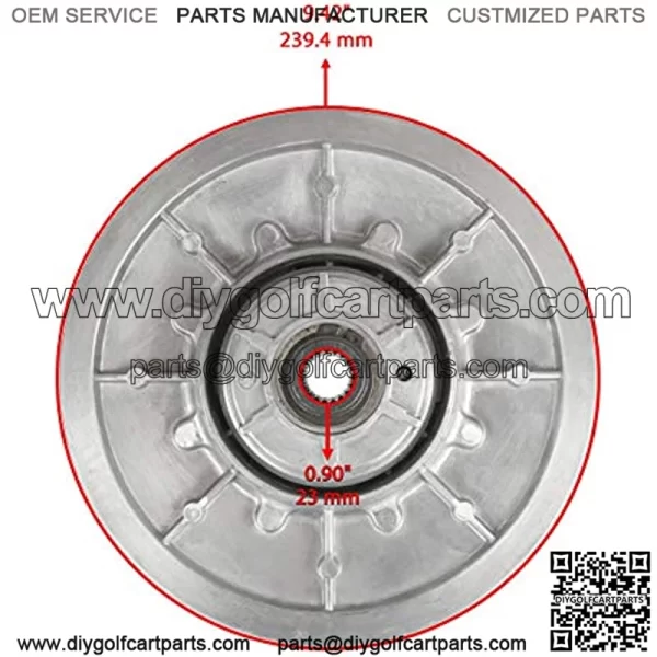 compatible with Rear Driven Clutch 36 Degree EZGO Gas Golf Cart 4 Cycle 1991-Up 26301-G01 - Image 4