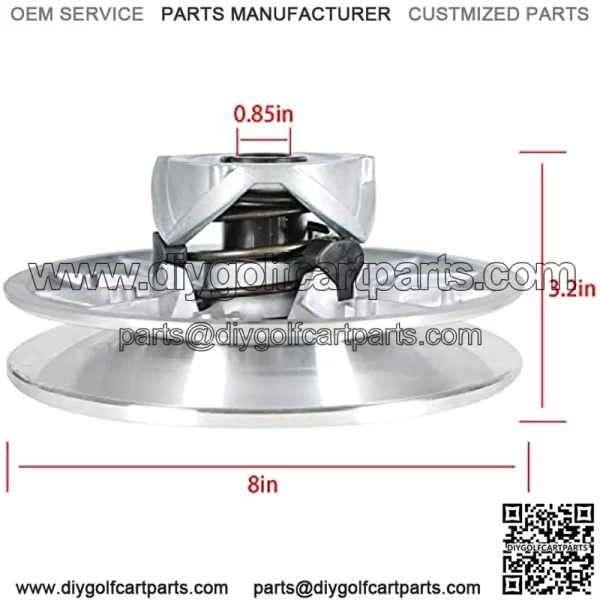 Driven Clutch Replacement for Club Car DS & Precedent Golf Cart 1998 - Up 1018340-01 - Image 3