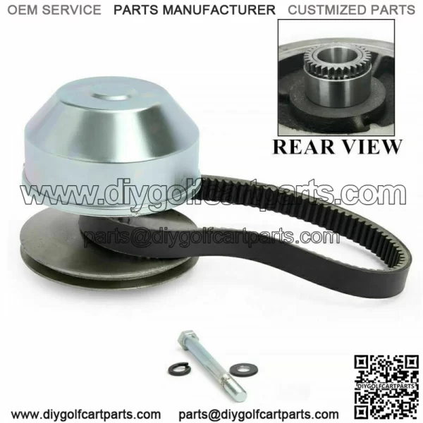 Primary Drive Clutch + Belt Kit for Yamaha G1A 2 Cycle Gas Golf Cart 1978-1989