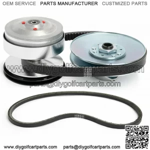 Drive Driven Clutch + Belts Set for Club Car Golf Cart DS 97-22 Precedent 04-22