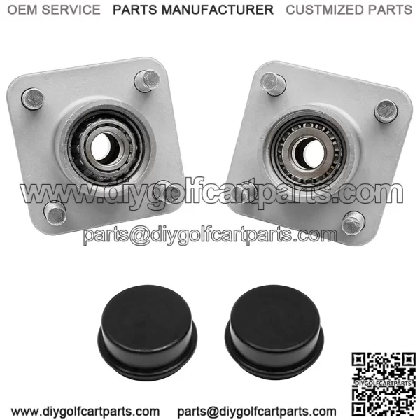 ClubCar EZGO YAMAHA golf cart full series front wheel bearing seat assembly with oil seal