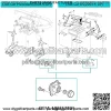 Golf Cart Front Wheel Hub Assembly 2 PCS for Club Car DS & Precedent 2003-up OEM# 102357701 with Hub Bearing/Oil Seal/Dust Cover - Image 3