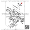 Rear Axle Hub for Yamaha G8 G9 (1992-up) G14 G16 G19 G20 G21 G22 Gas or Electric Golf Cart JN3-G6514-00 - Image 2