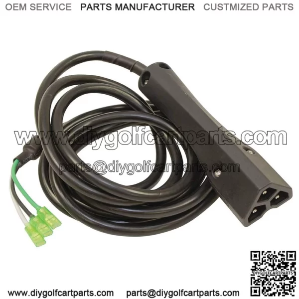 EZGO RXV/TXT golf cart 48V charging plug with wire 604321 611219 - Image 2
