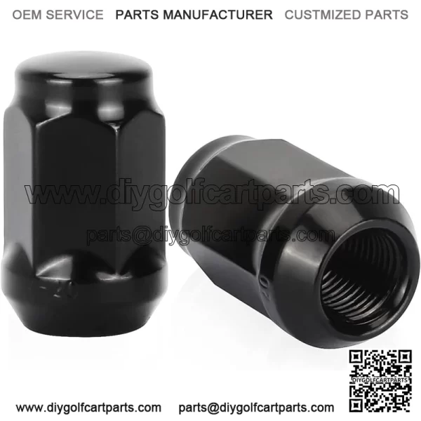 Golf Cart Wheel Lug Nuts for EZGO Club Car 16Pcs Black Standard Threads - Image 3