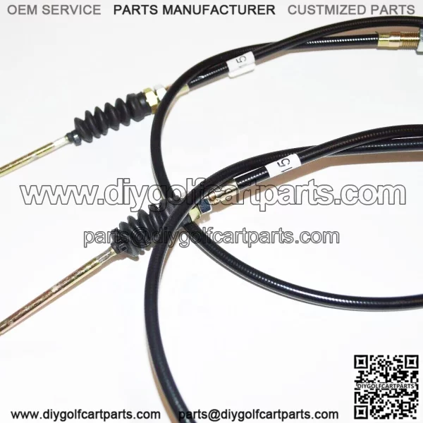 EZGO TXT Gas Golf Cart 1991-2001 Forward Reverse Shift Cable 40" | Set of 2 - Image 3