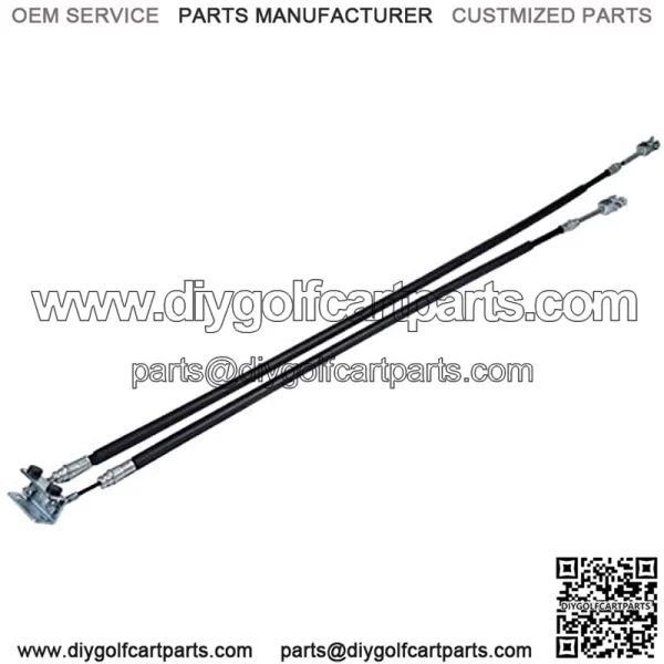 EZGO Golf Cart Brake Cable Set Fits on EZGO (94+UP) TXT Or Marathon Medalist Golf Cart Replaces#70969-G03 - Image 2