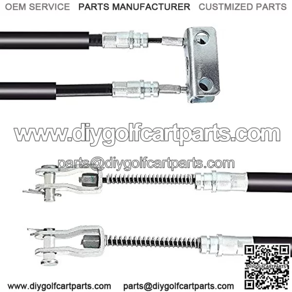 EZGO Golf Cart Brake Cable Set Fits on EZGO (94+UP) TXT Or Marathon Medalist Golf Cart Replaces#70969-G03 - Image 3