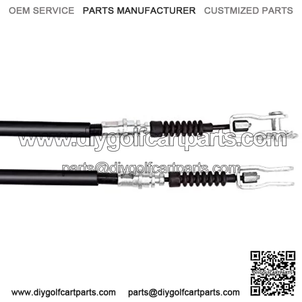 Golf Cart Brake Cable for Club Car DS, 42" Long fit DS 1981-1999 Gas&Electric,Used for Both Driver & Passenger Side,Replaces OEM Part#: 1011125, 1011403, 1016761-01 - Image 2