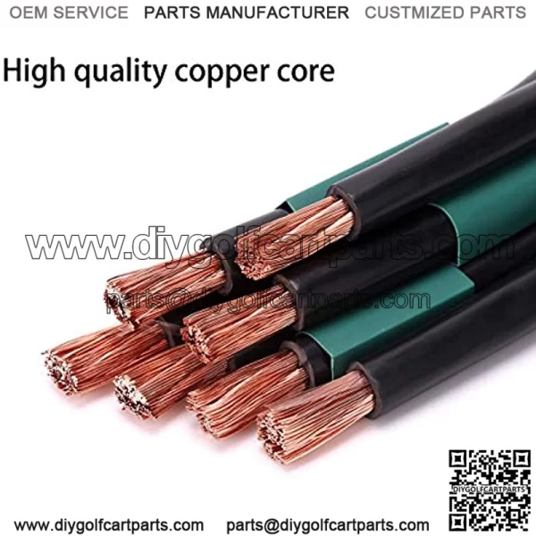 Golf Cart Battery Cable Set 4 Gauge for E-Z-Go 1994 & up, 7-Pack - Image 3