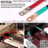 Golf Cart Battery Cable Kit for EZGO TXT, Medalist, Marathon 1994-up 36 & 48 Volt (4 Gauge, Set of 5 PCS) - Image 3