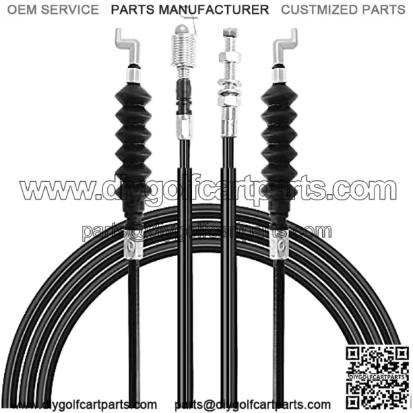 Club Car Precedent Governor & Accelerator Cable Set fit for Golf Cart Club Car Precedent (2004-2008) Replaced Part 102336001 102513192