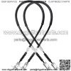 Golf Cart Brake Cable Set Stainless Steel Core Passenger and Driver Side for Club Car DS 1981-1999 G&E Golf Cart OEM# 1011125 1011403 1016761-01(42 Inch, 2PCS)