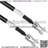 Golf Cart Brake Cable Set Stainless Steel Core Passenger and Driver Side for Club Car DS 1981-1999 G&E Golf Cart OEM# 1011125 1011403 1016761-01(42 Inch, 2PCS) - Image 3