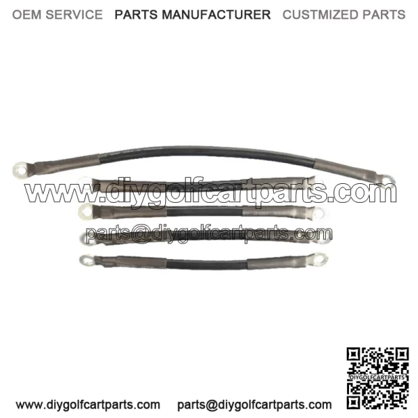 4 Gauge Battery Cable Set for EZGO TXT Golf Cart